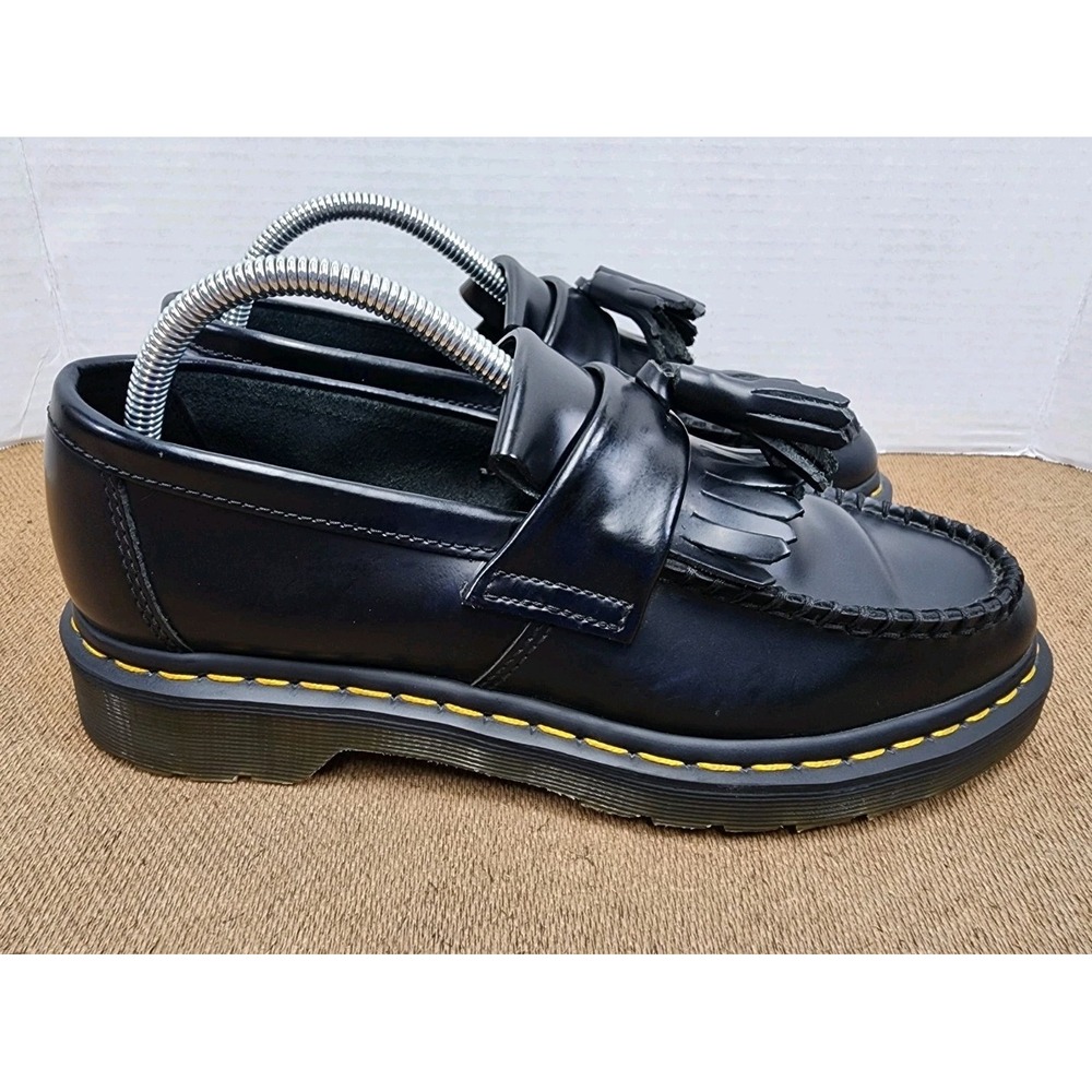 Dr. Martens Adreian Bex Black Smooth Loafers Size 9